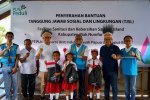 PLN Beri Bantuan Sanitasi Fasum di Pulau Sapomi