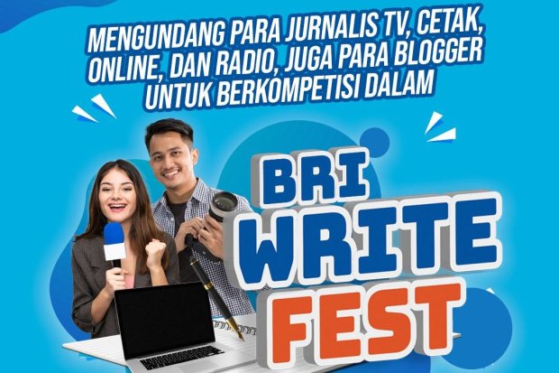 BRI Write Fest 2023 resmi dibuka.
