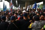 Aksi buruh Kabupaten Bekasi