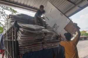 Kedatangan kotak suara Pemilu 2024 di Klaten