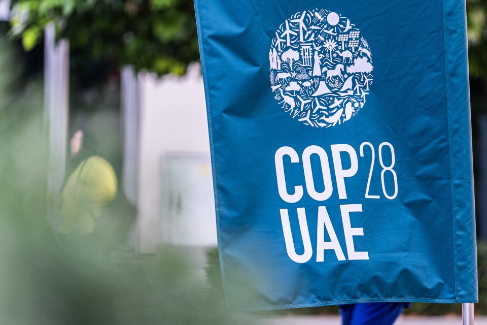 Logo COP28 Dubai, Uni Emirat Arab