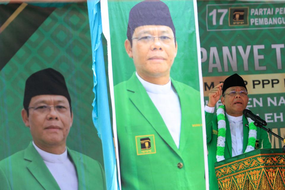 Plt Ketua Umum Partai Persatuan Pembangunan (PPP) Muhamad Mardiono meminta capres nomor urut 2, Prabowo Subianto, tidak terlalu cepat melakukan sujud syukur sebagaimana pada Pemilu 2014 dan 2019 silam. 