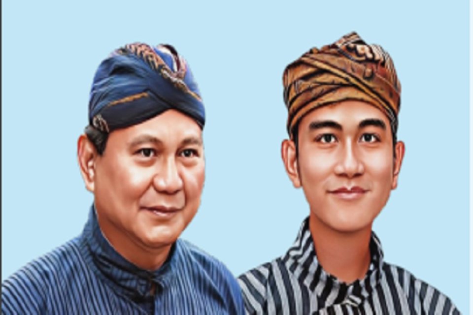 Prabowo Subianto dan Gibran Rakabuming Raka. Foto: Visi Misi Indonesia Maju 2024.