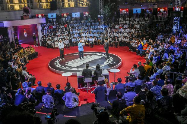 Debat perdana Capres Cawapres