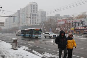 Kota Beijing diselimuti salju
