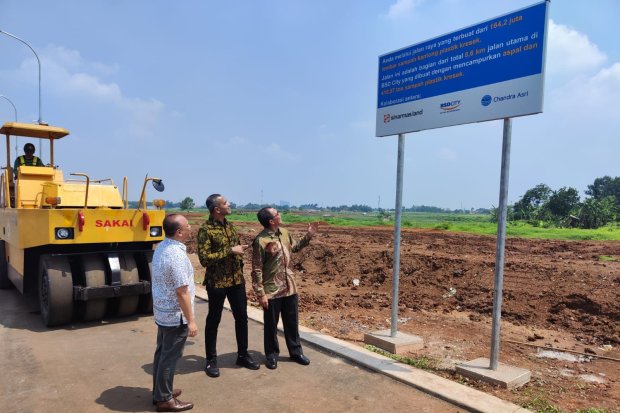 Sinar Mas Land dan Chandra Asri Group merampungkan pembangunan jalan aspal sepanjang 8,6 kilometer di kawasan BSD City.