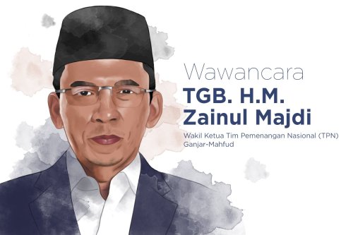 Wakil Ketua Umum TPN Ganjar Muhammad Zainul Majdi atau Tuan Guru Bajang 