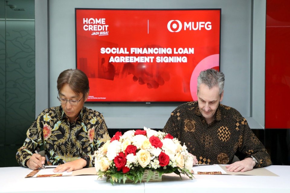 PT Home Credit Indonesia mendapatkan pinjaman US$ 100 juta dari MUFG Bank, Ltd, Jakarta Branch untuk pembiayaan berbasis ESG, pada Selasa (19/12/2023).