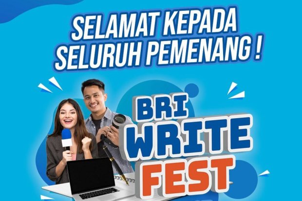 BRI Write Fest menyeleksi karya terbaik para penulis blog (blogger) dan jurnalis seluruh Indonesia selama 17 Oktober - 9 Desember 2023.
