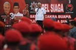 Capres Ganjar hadiri Apel Satgas PDIP DPC Kota Surakarta