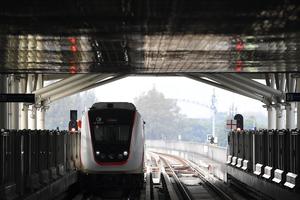 Target penumpang LRT Jakarta pada libur Natal dan tahun baru