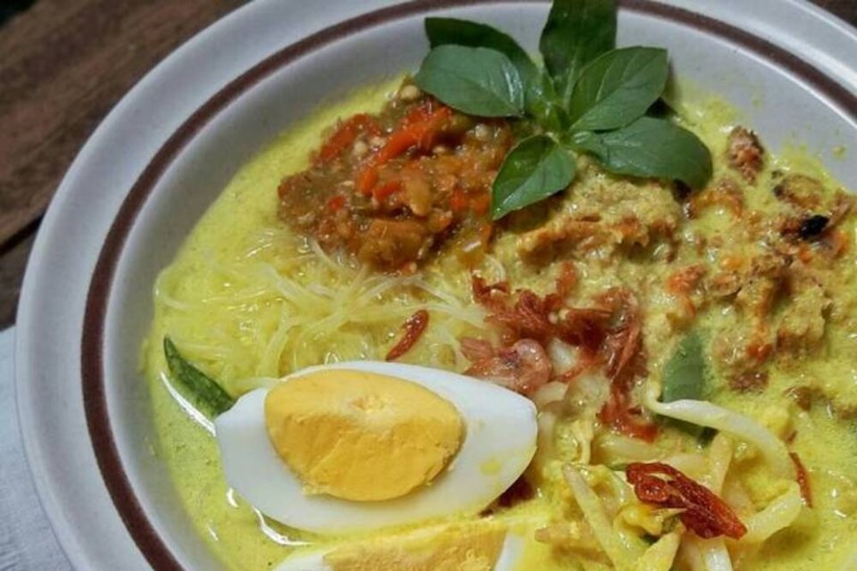 Ilustrasi Laksa Makanan Khas Bogor