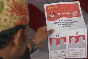 Simulasi Pemilu Serentak 2024 di Jakarta Selatan