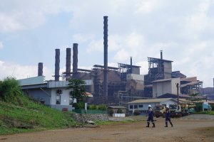 Plant Site atau pabrik pengolahan Nikel PT Vale Indonesia di Sorowako, Kabupaten Luwu Timur, Sulawesi Selatan.
