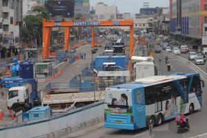 Perkembangan pembangunan MRT Jakarta