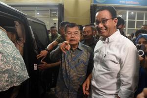 Anies bertemu Jusuf Kalla di Makassar