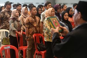 Pelantikan KPPS Pemilu 2024 di Kabupaten Bogor