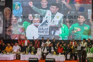 Mahfud MD kampanye di Pekanbaru