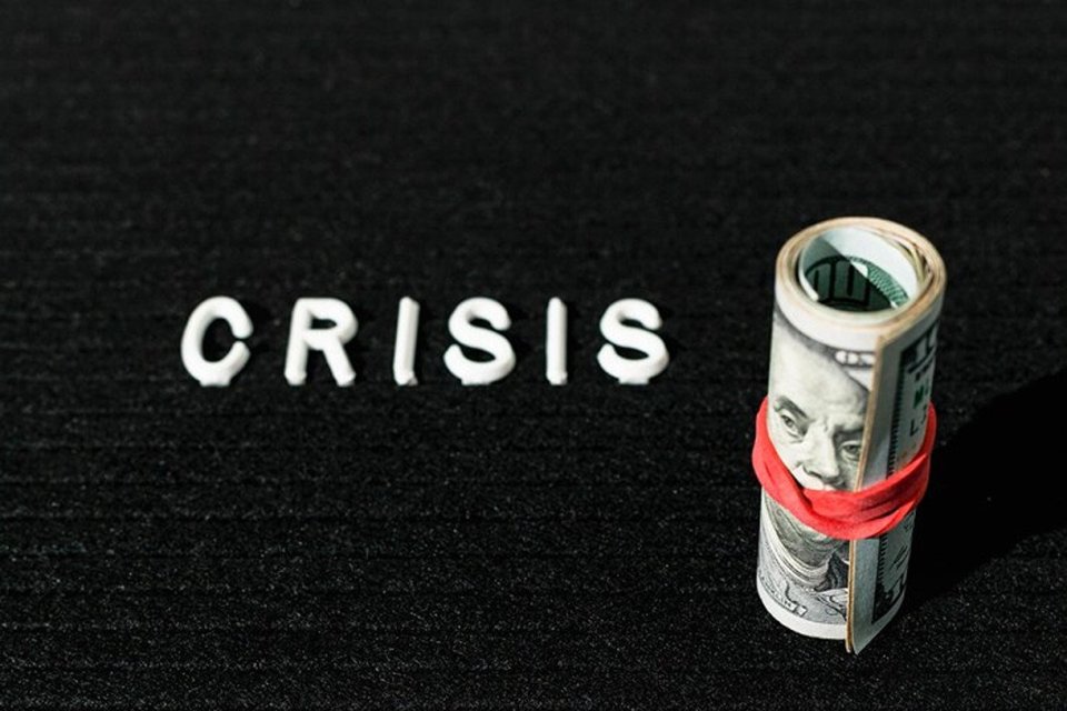 Ilustrasi, krisis moneter.