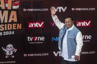 Prabowo-Gibran tiba di lokasi Debat Kelima Pilpres 2024