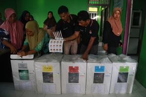 Pemeriksaan ulang logistik Pemilu 2024 di Pulau Moti