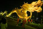 Patung naga raksasa di PIK 2