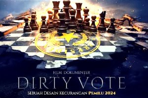 Tampilan film Dirty Vote di YouTube PSHK Indonesia