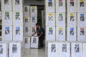 Distribusi logistik Pemilu 2024 di Yogyakarta