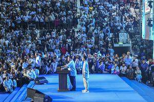 Prabowo-Gibran gelar pidato kemenangan