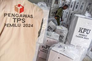 Pengumpulan logistik Pemilu di Tasikmalaya