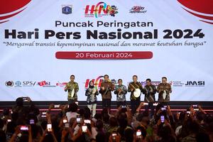 Presiden Jokowi hadiri puncak Hari Pers Nasional