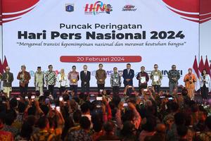 Presiden Jokowi hadiri puncak Hari Pers Nasional