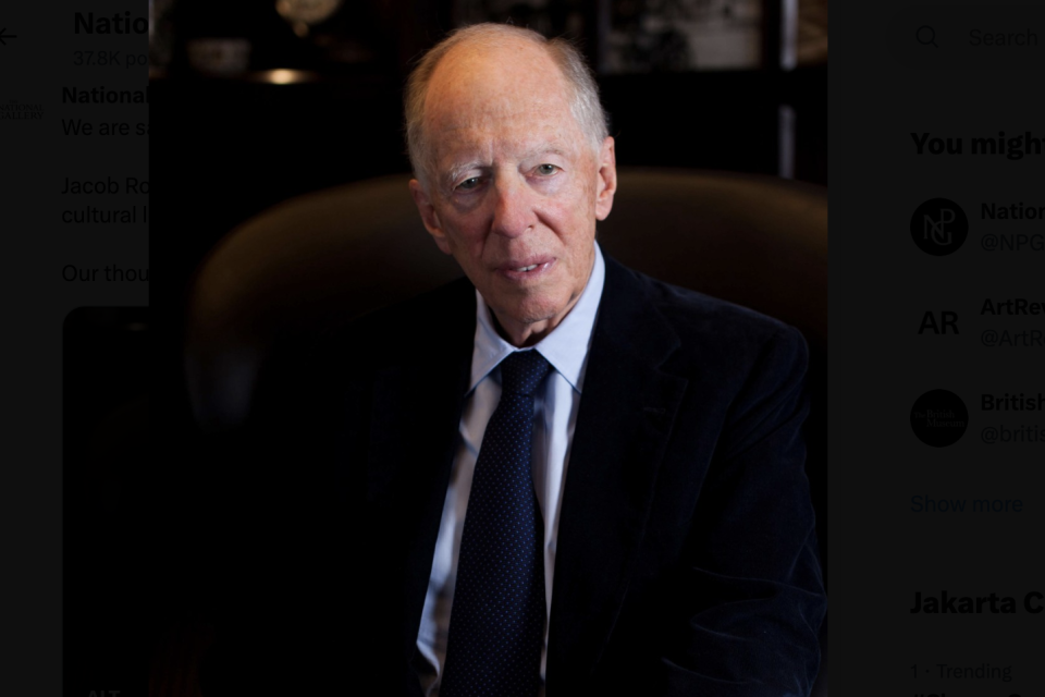 Jacob Rothschild, bankir, donatur istrael, keluarga Rothschild