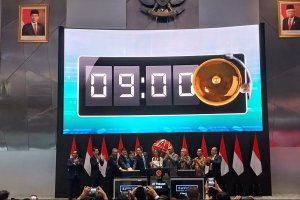 Pencatatan saham perdana PT Satu Visi Putra Tbk di Bursa Efek Indonesia