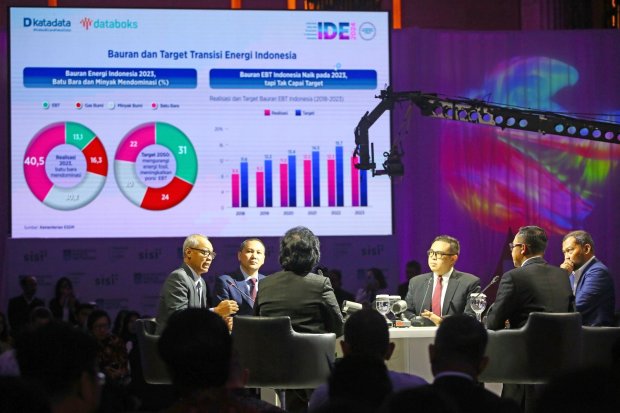 Sesi Transisi Energi dalam Indonesian Data Economic and Conference (IDE) Katadata 2024