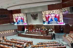 Pembukaan Sidang Paripurna DPR di Kompleks Parlemen, Jakarta, Selasa (5/3). Foto: Ade Rosman.