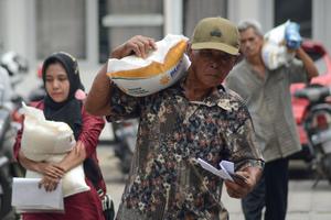 Target penyaluran bansos pangan beras di Aceh