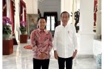 Sekretaris Pribadi Iriana Joko Widodo Sendi Fardiansyah saat menghadap Presiden Joko Widodo di Bogor, Senin (20/3). Foto: Instagram/Sendi Fardiansyah