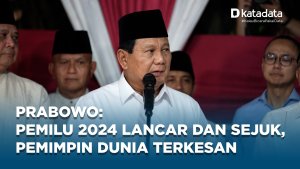 Prabowo: Pemilu 2024 Lancar dan Sejuk, Pemimpin Dunia Terkesan 