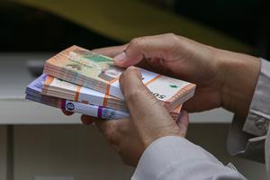 Penukaran uang pecahan di Aceh