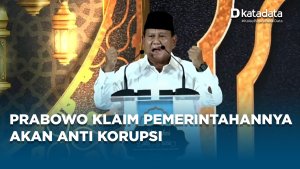 Prabowo Klaim Pemerintahannya Akan Anti Korupsi