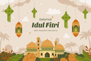 Ucapan Idul Fitri untuk ke WA