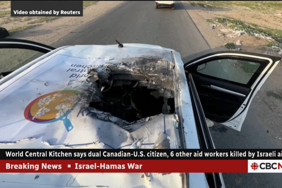 Serangan udara Israel tewaskan tujuh relawan World Central Kitchen di Gaza.