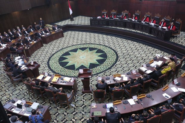 Empat Menteri Kabinet Jokowi Hadir Di Sidang Sengketa Pilpres 2024