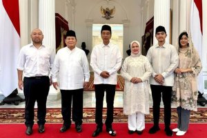 Prabowo dan Didit bertemu dengan Presiden Joko Widodo