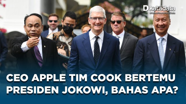 CEO Apple tim Cook Bertemu Presiden Jokowi, Bahas Apa?