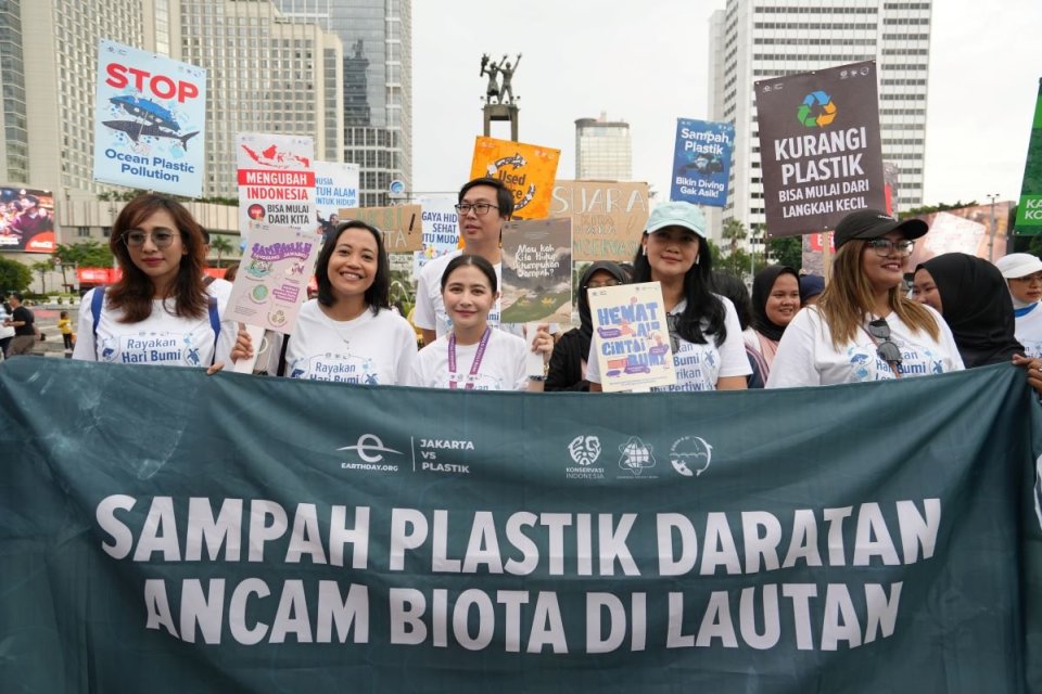 Ilustasi aksi Hari Bumi.