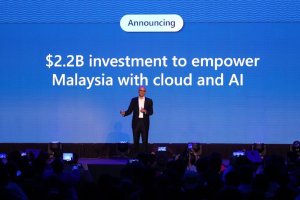 CEO Microsoft Satya Nadella saat berkunjung ke Malaysia