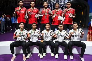 Indonesia juara kedua Piala Thomas 2024