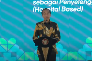 Presiden Joko Widodo saat meresmikan program pendidikan dokter spesialis atau PPDS di Jakarta, Senin (6/5). Foto: Youtube/Sekretariat Presiden